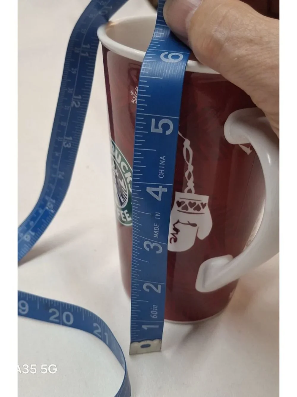 Starbucks Bone China Christmas Holiday Peace Wish Love Hope Latte Mug 16 Oz 2009